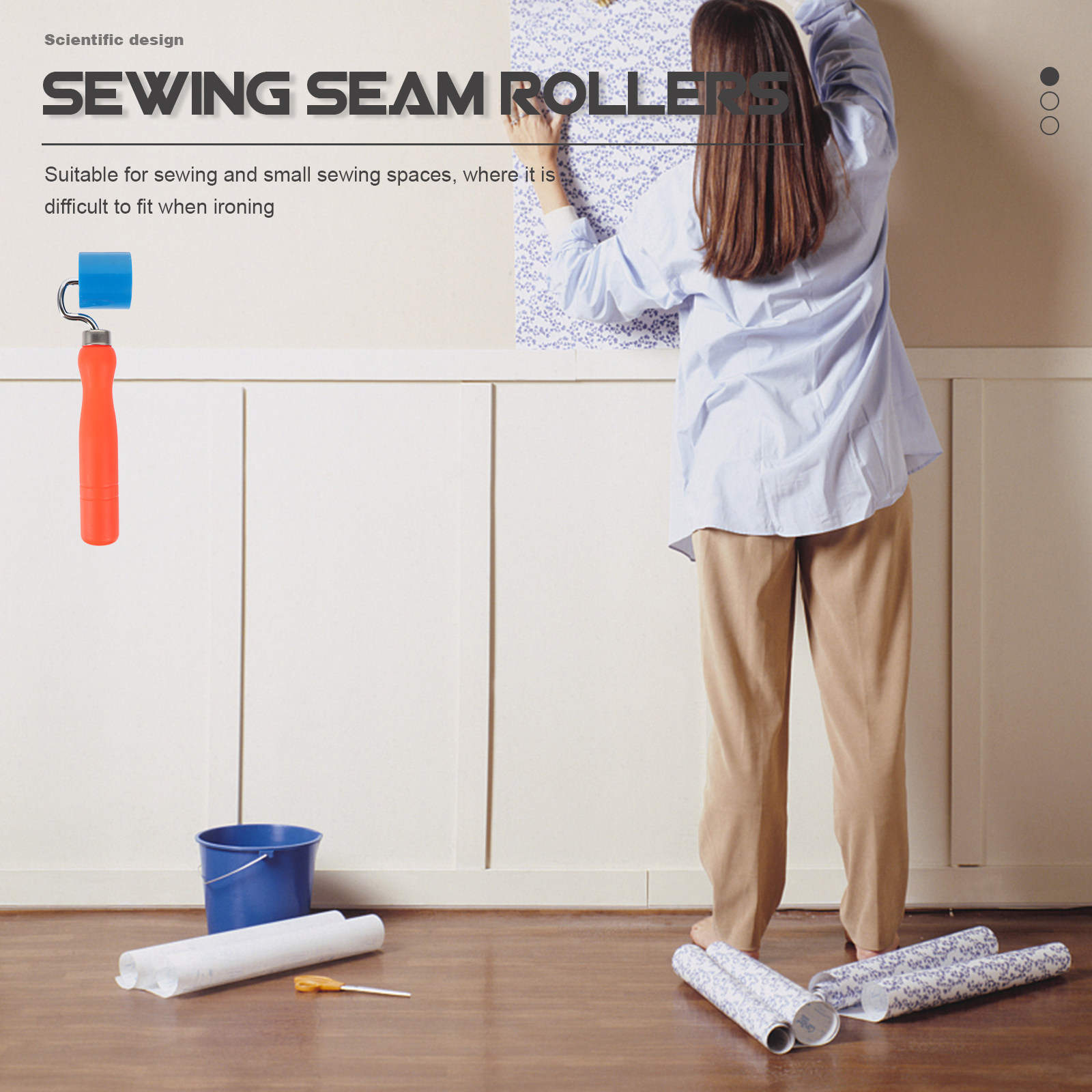 Sewing Roll - Sewing Seam Rollers Set Plastic Press