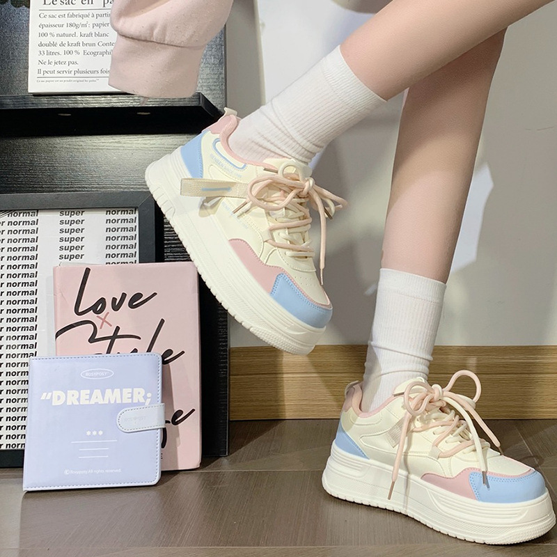 Sewing Cotton - Zapatillas Autumn Women Skateboard Shoes Platform