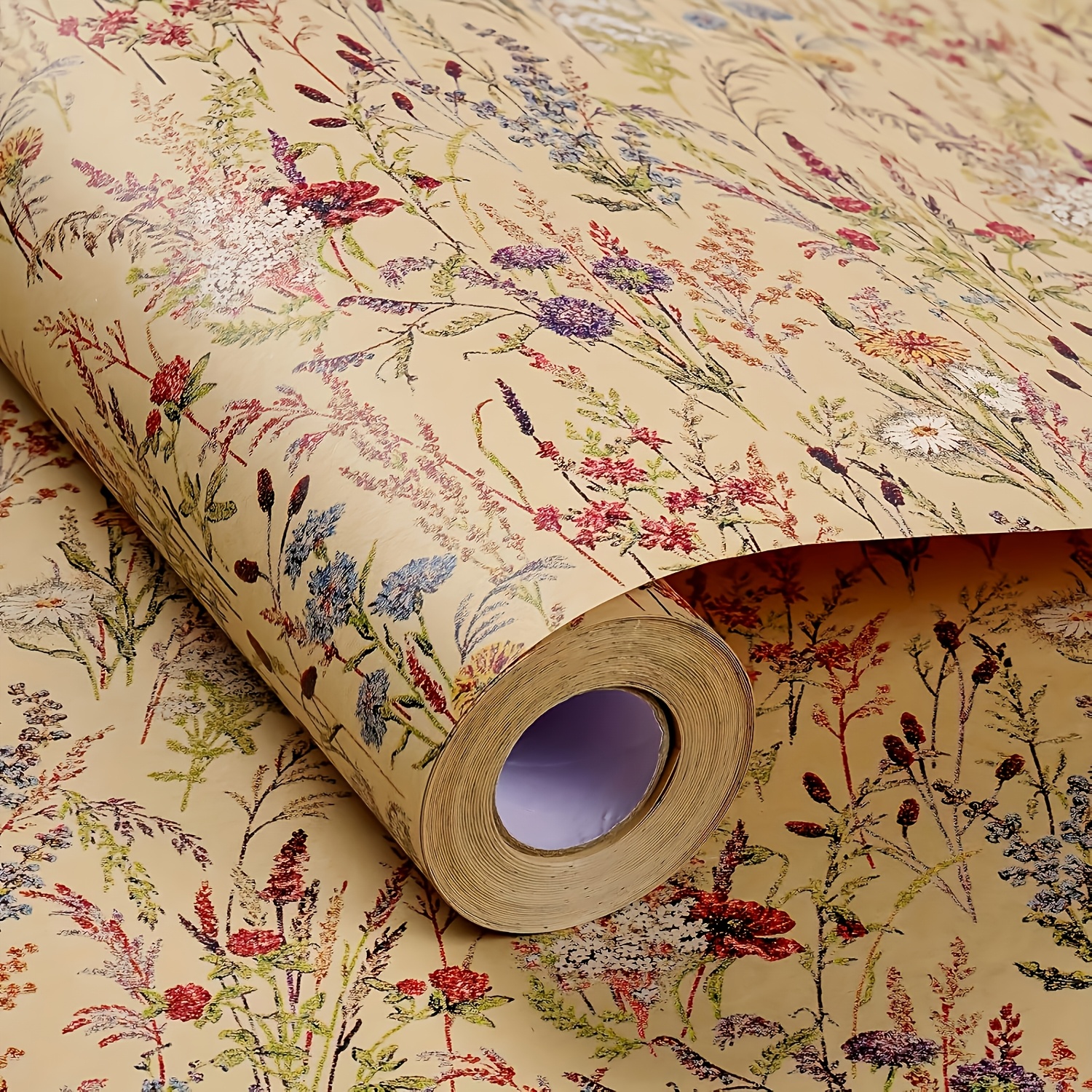 Pattern Tissue Paper - 1 Roll Wildflower Wrapping Paper, 17