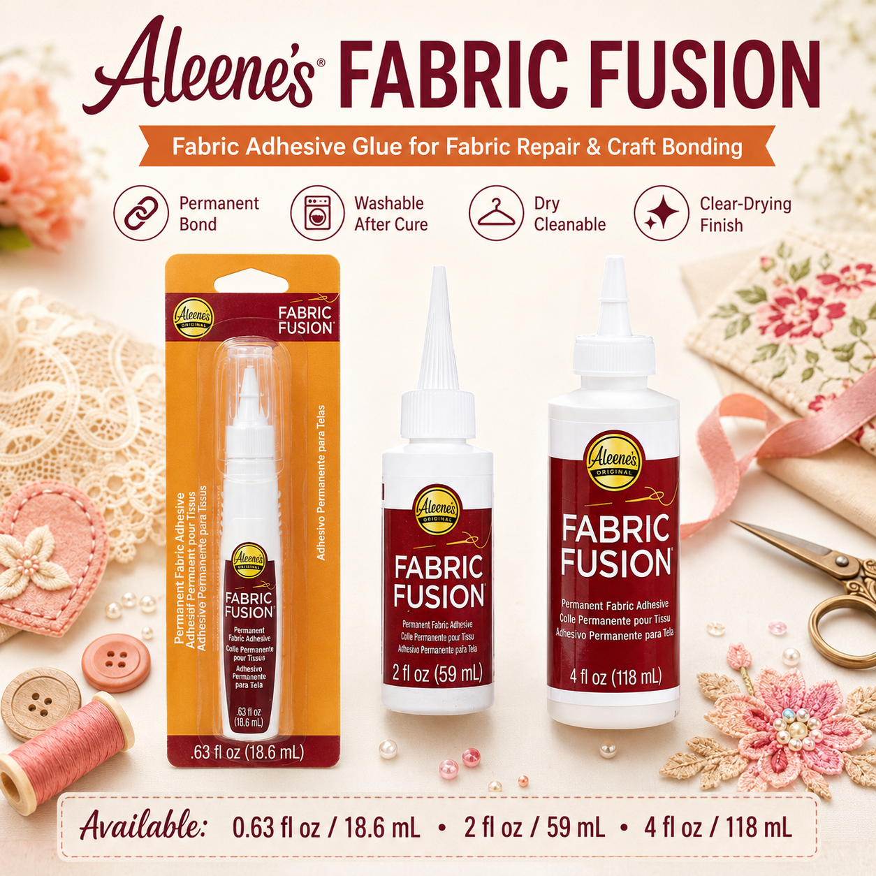 Fabric Glue Bond - Aleene's Fabric Fusion Fabric Adhesive Glue