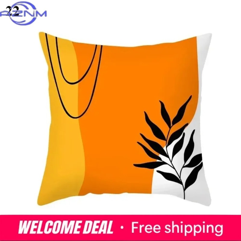 Boho Orange Abstract Cushion C – Century Textile & Sewing Supply By Owner recenzja i cena