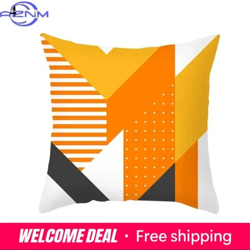 Boho Orange Abstract Cushion C – Century Textile & Sewing Supply By Owner recenzja i cena