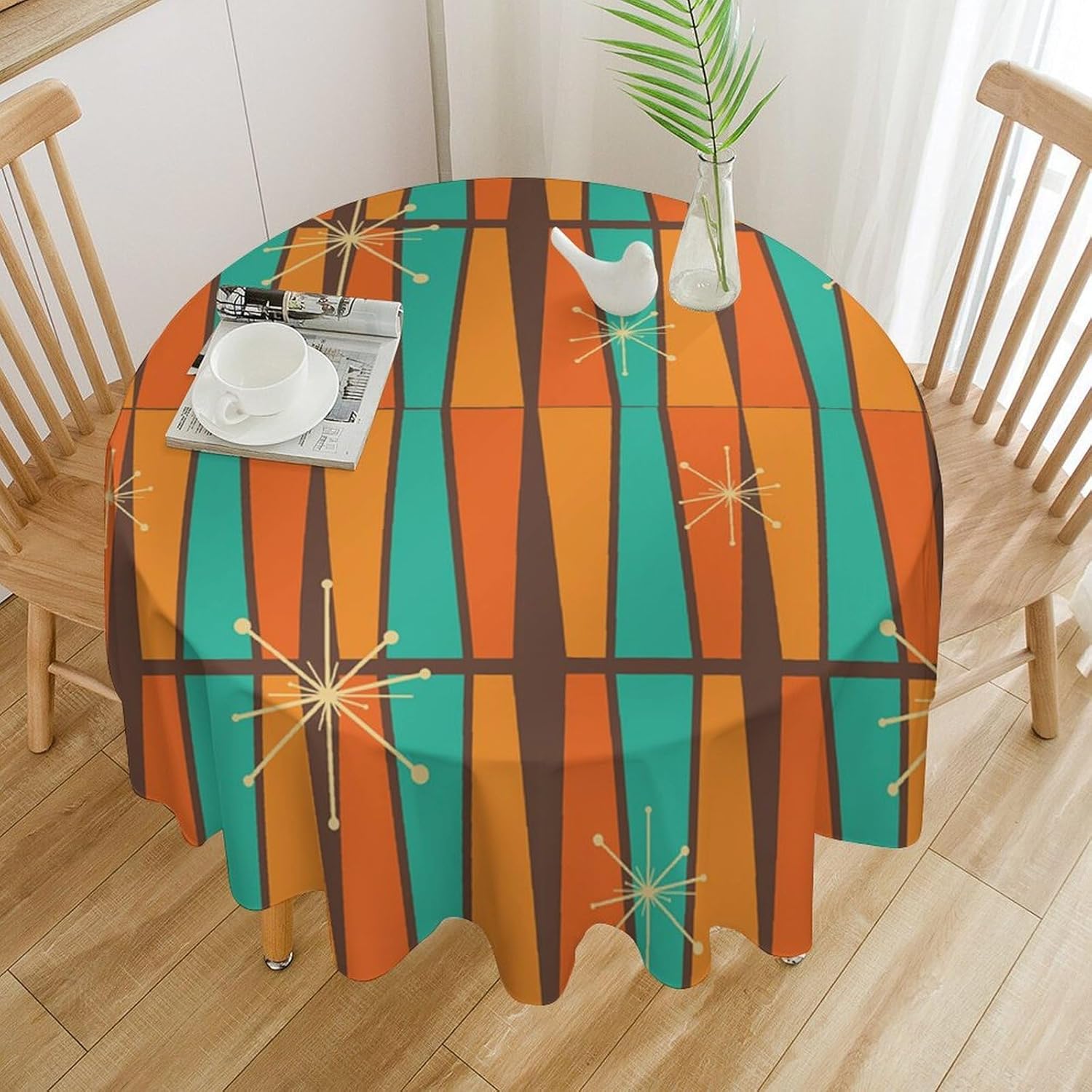 Mid Century Modern Orange Yell – Century Textile & Sewing Supply By Owner recenzja i cena