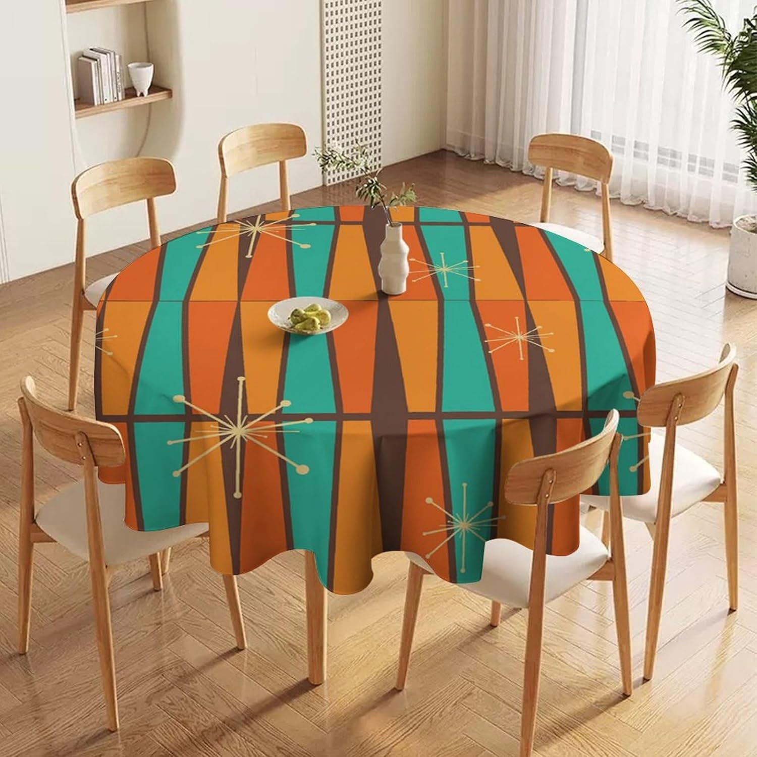 Mid Century Modern Orange Yell – Century Textile & Sewing Supply By Owner recenzja i cena