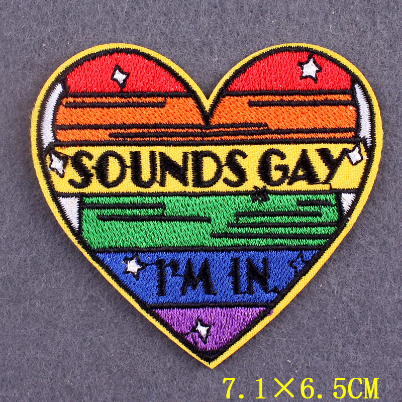 Rainbow Patches On Clothes Gay – Velcro Sew On recenzja i cena