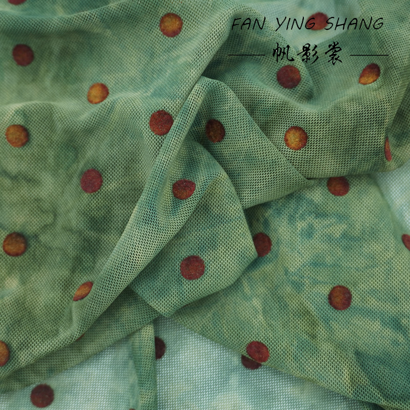 The Green Polka Dot Mesh Tie-D – Sewing Tie Dye recenzja i cena