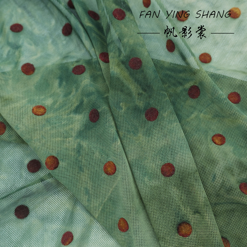 The Green Polka Dot Mesh Tie-D – Sewing Tie Dye recenzja i cena