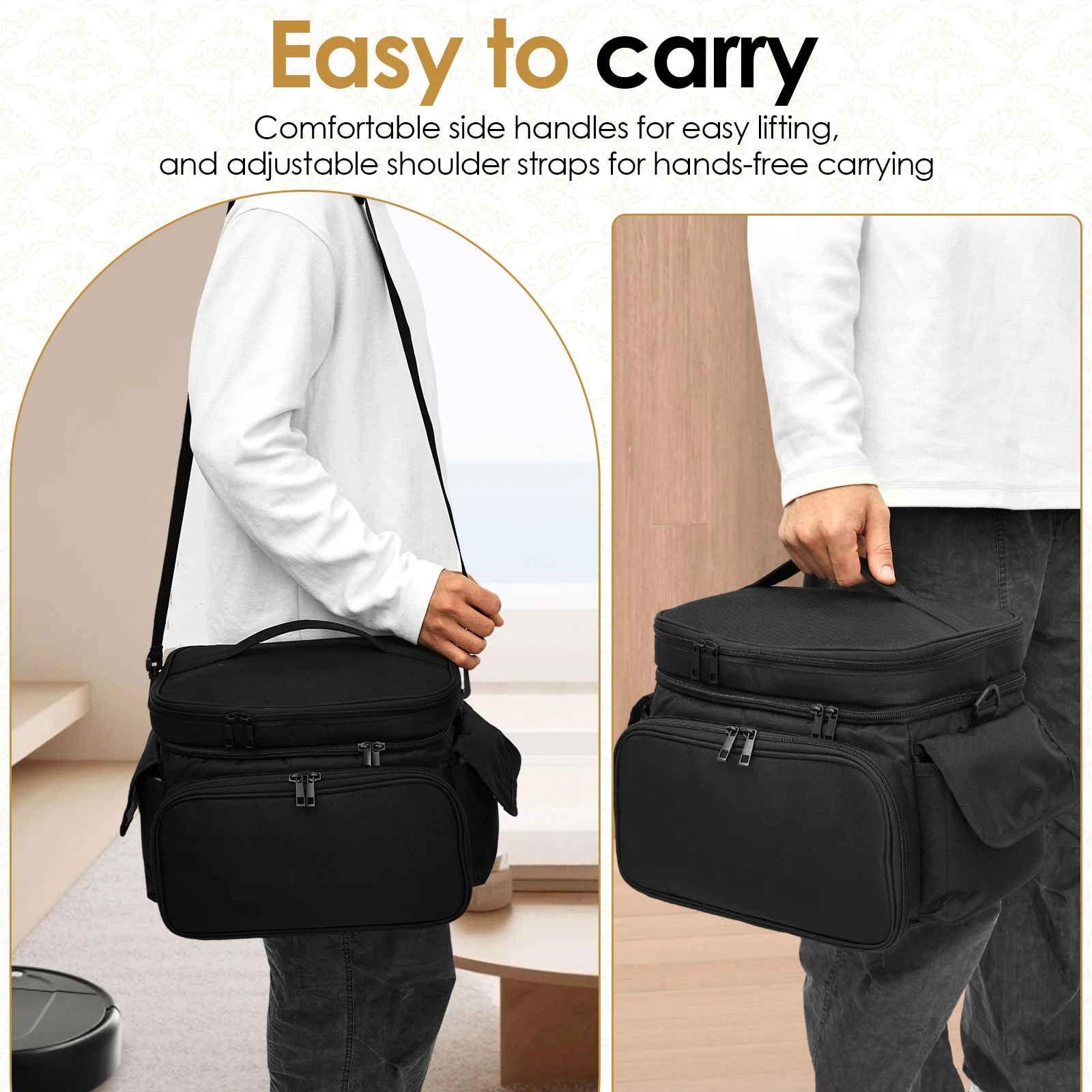 Large Sewing Bag Wool Knitting – Textile Sewing Kit recenzja i cena