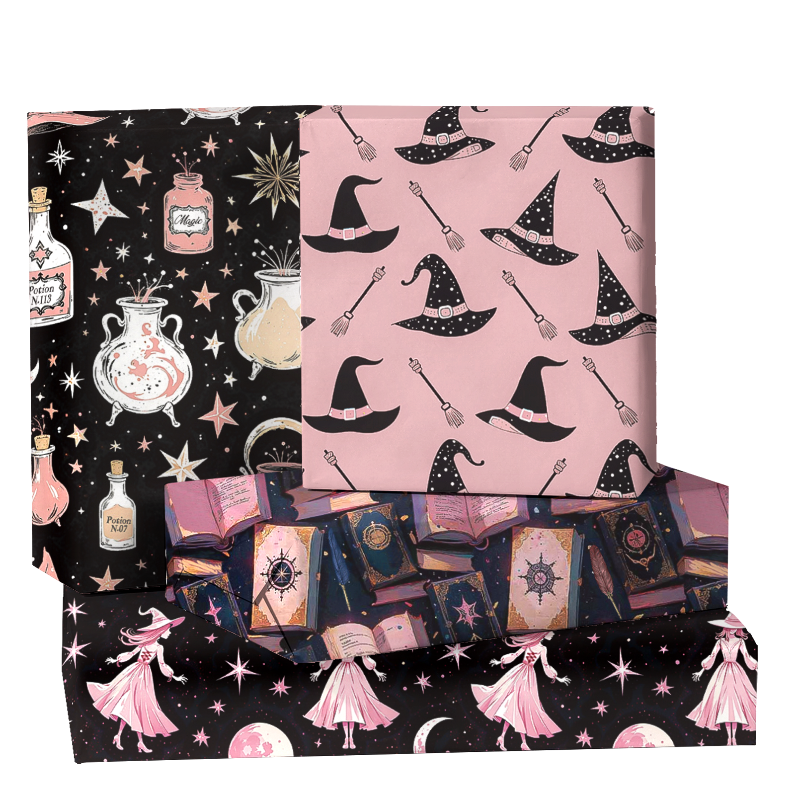 12 Sheets Mystical Witchy Wrap – Pattern Tissue Paper recenzja i cena