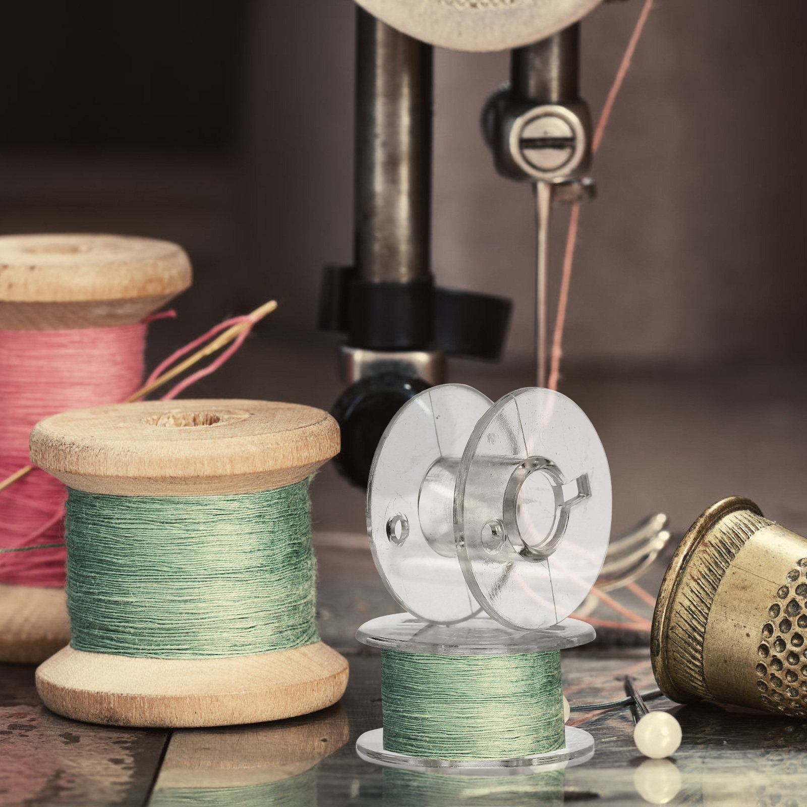 1Set Sewing Bobbins Storage Bo – Thread Bobbins Empty recenzja i cena