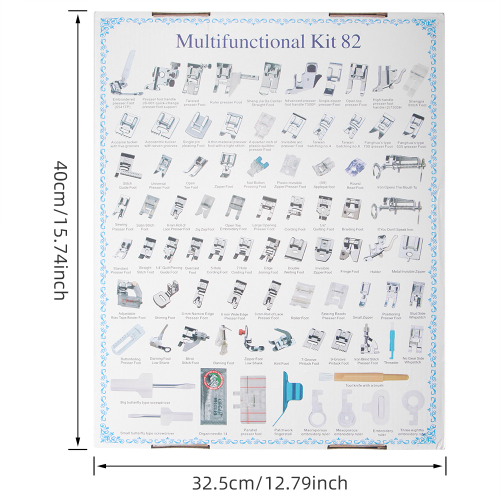 82pc/SET Full Set Sewing Machi – Textile Sewing Kit recenzja i cena
