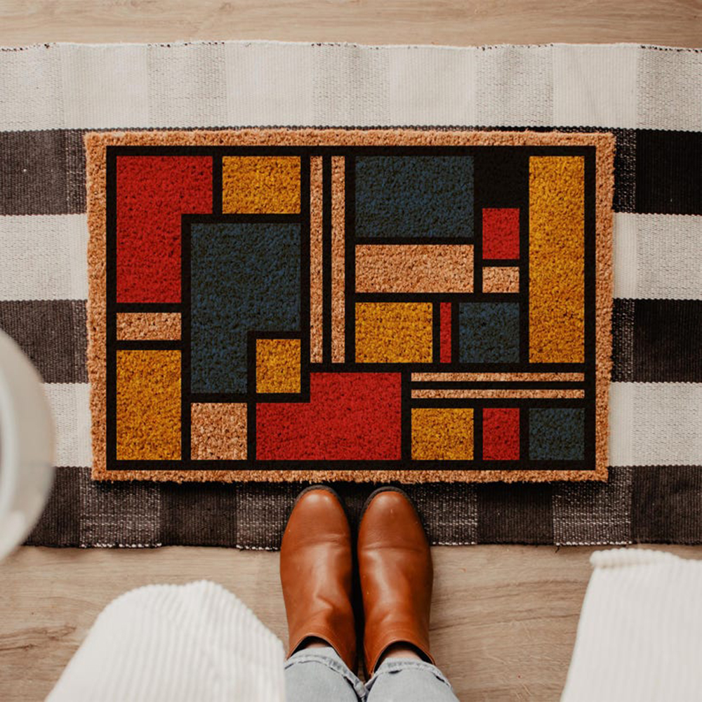 Mid Century Modern Doormat Bau – Century Textile & Sewing Supply By Owner recenzja i cena