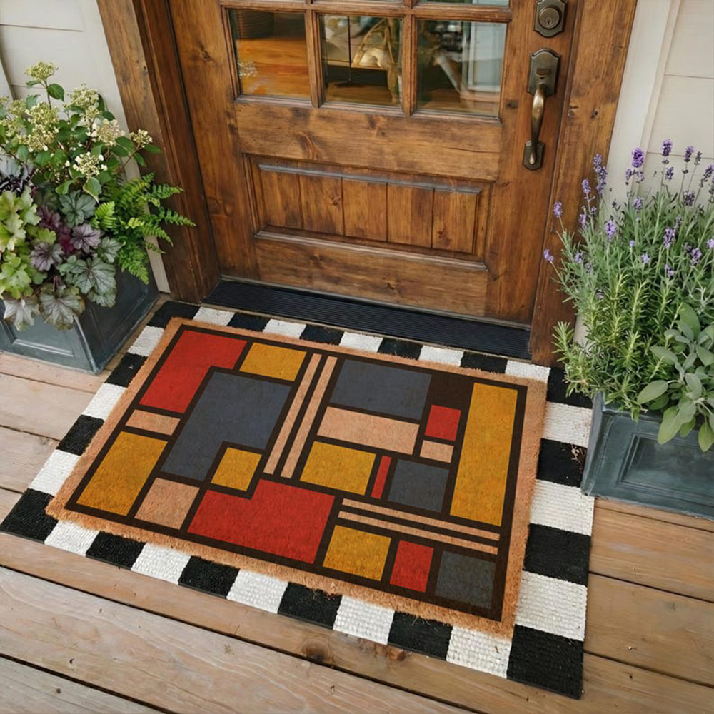 Mid Century Modern Doormat Bau – Century Textile & Sewing Supply By Owner recenzja i cena