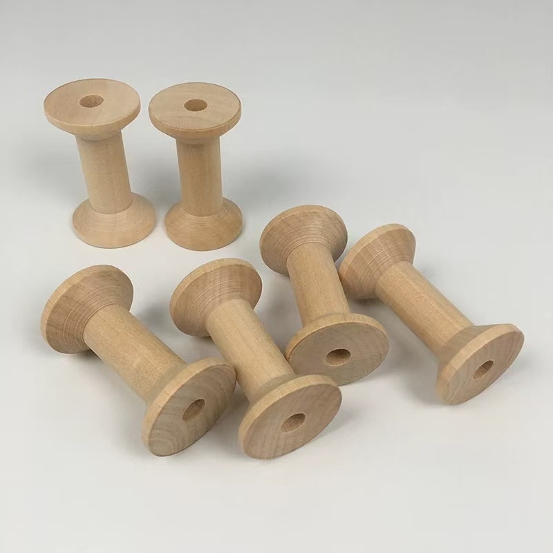 5pcs/lot 60x35mm Natural Empty – Thread Bobbins Empty recenzja i cena