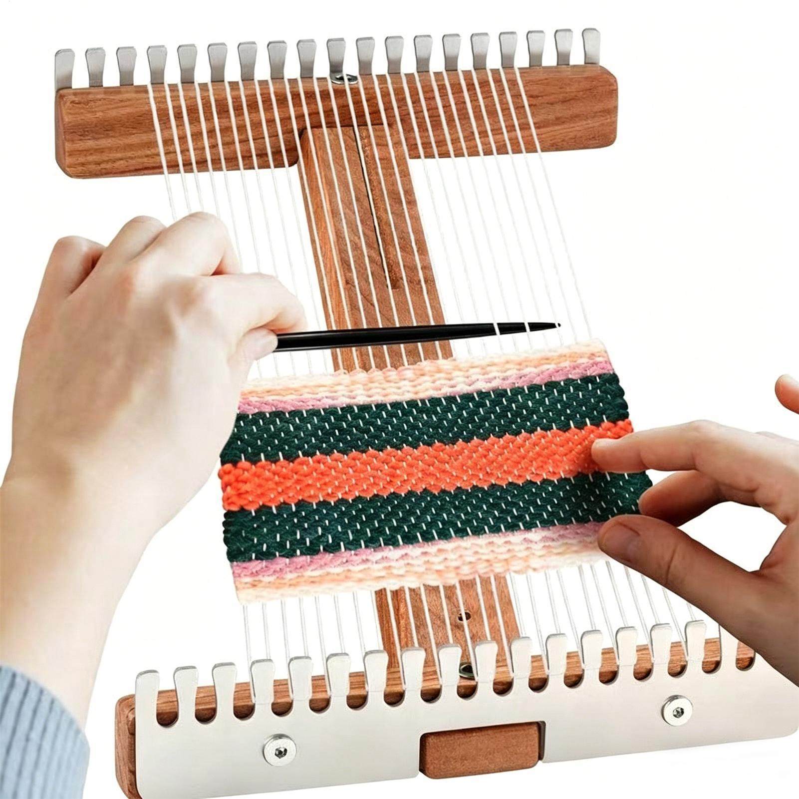 Weaving Loom Adjustable Wooden – Sewing Gathering recenzja i cena