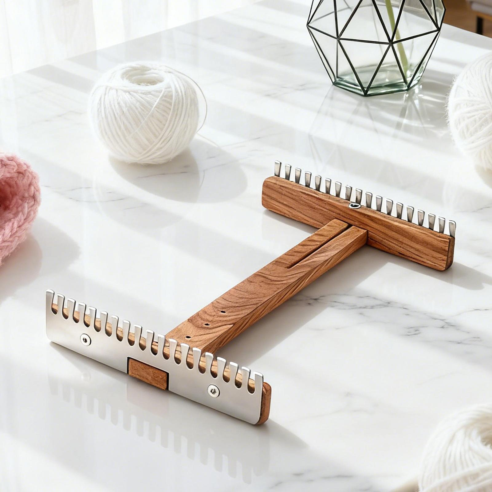 Weaving Loom Adjustable Wooden – Sewing Gathering recenzja i cena