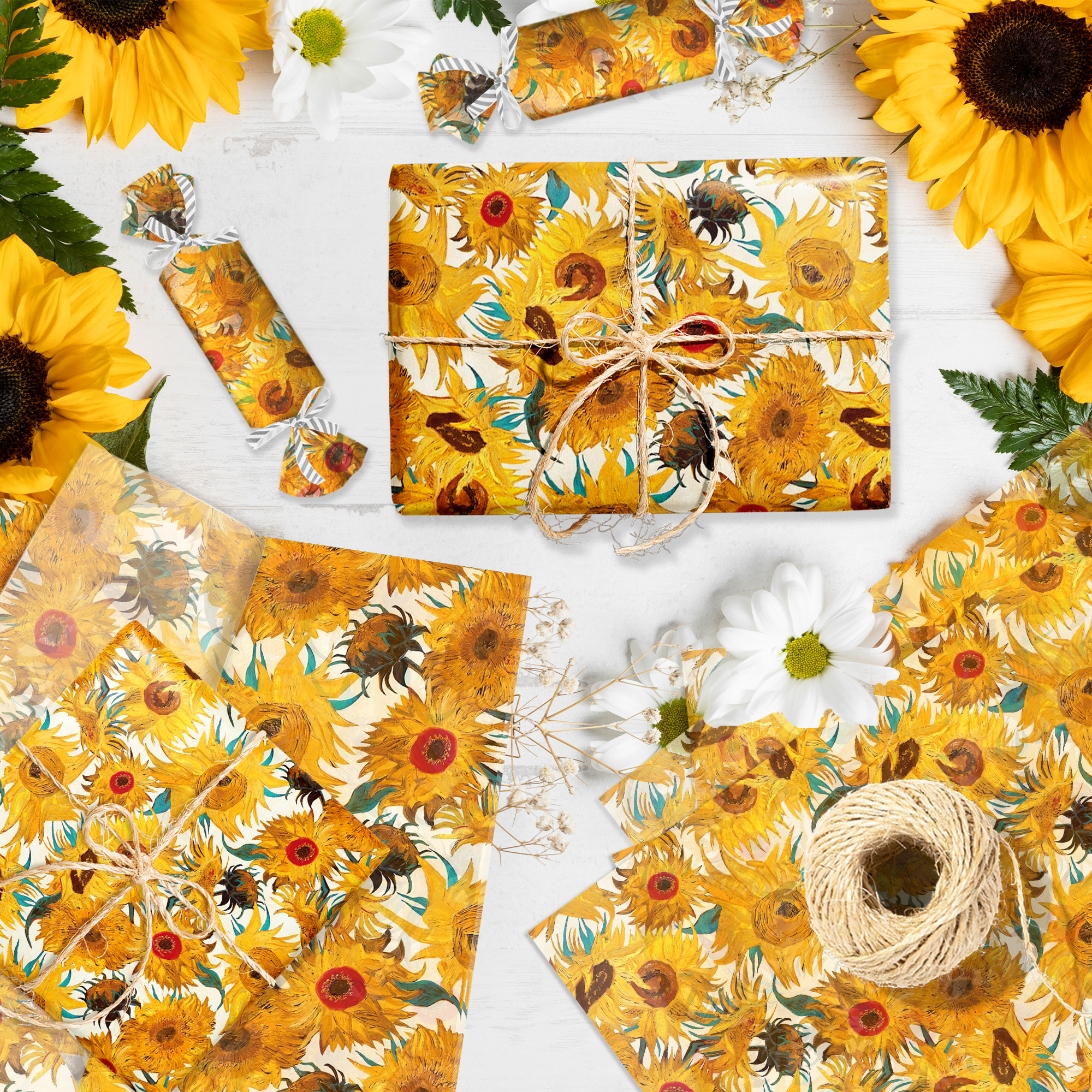 15/35pcs Sunflower Tissue Pape – Pattern Tissue Paper recenzja i cena