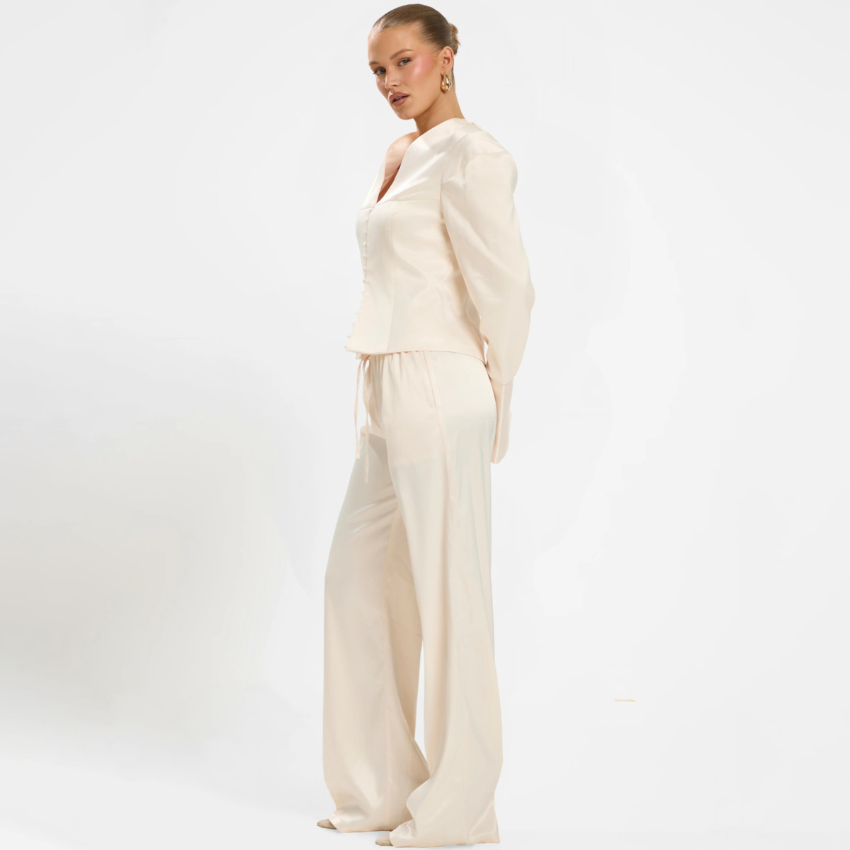 KT Luxury Satin Two Piece Set  – Shoulder Pad Set In recenzja i cena