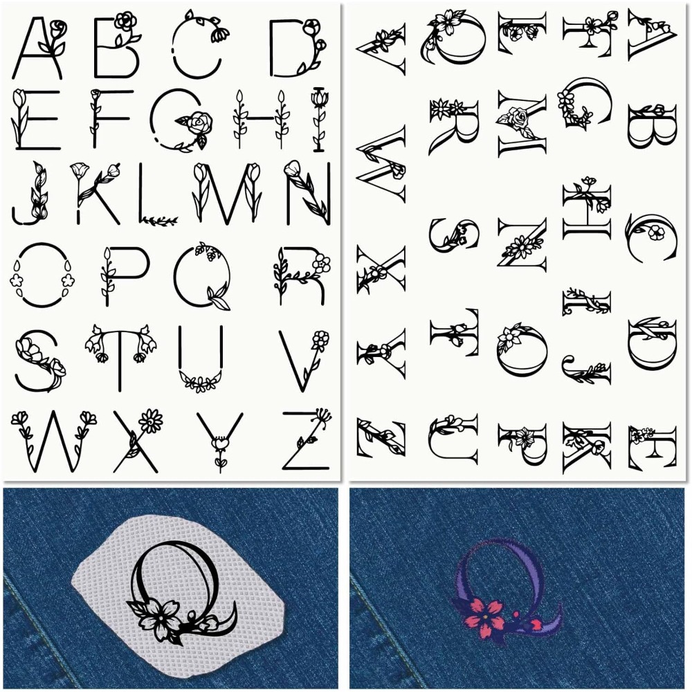 Letter A-Z Water Soluble Embro – Sewing Kit recenzja i cena