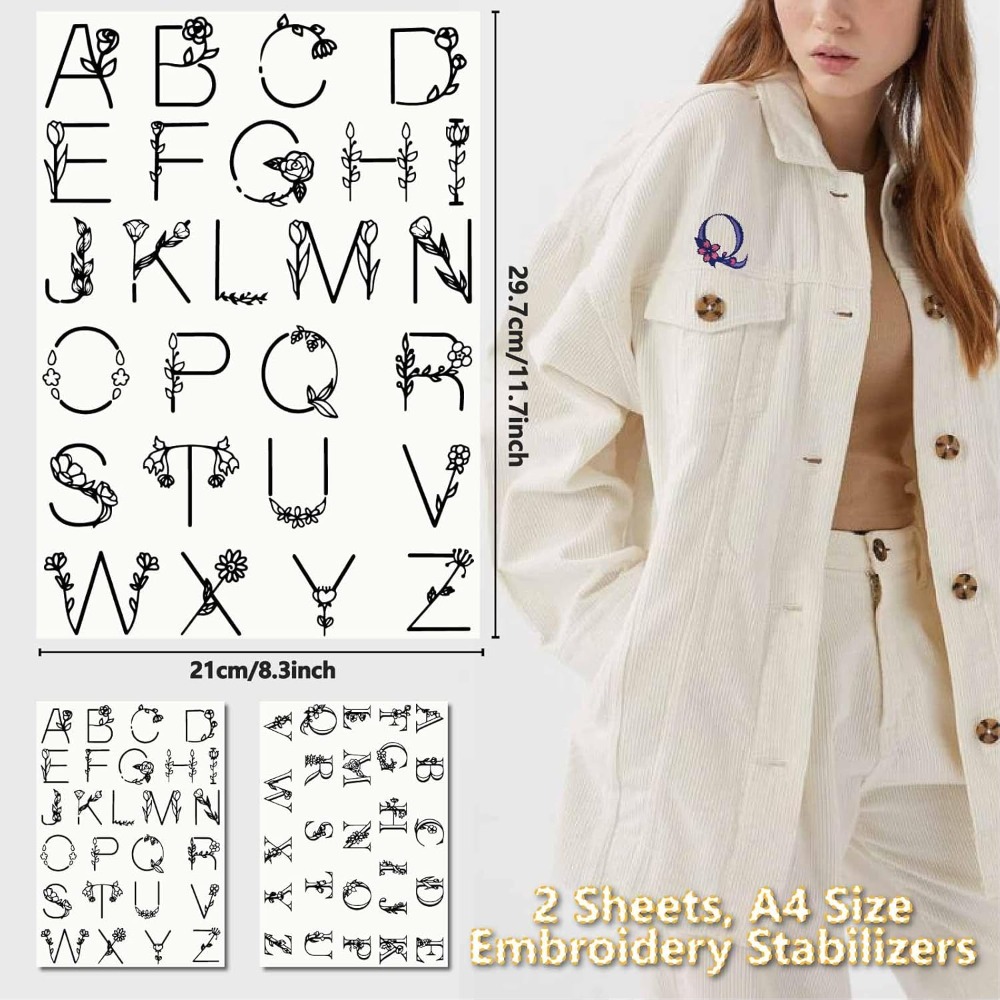 Letter A-Z Water Soluble Embro – Sewing Kit recenzja i cena