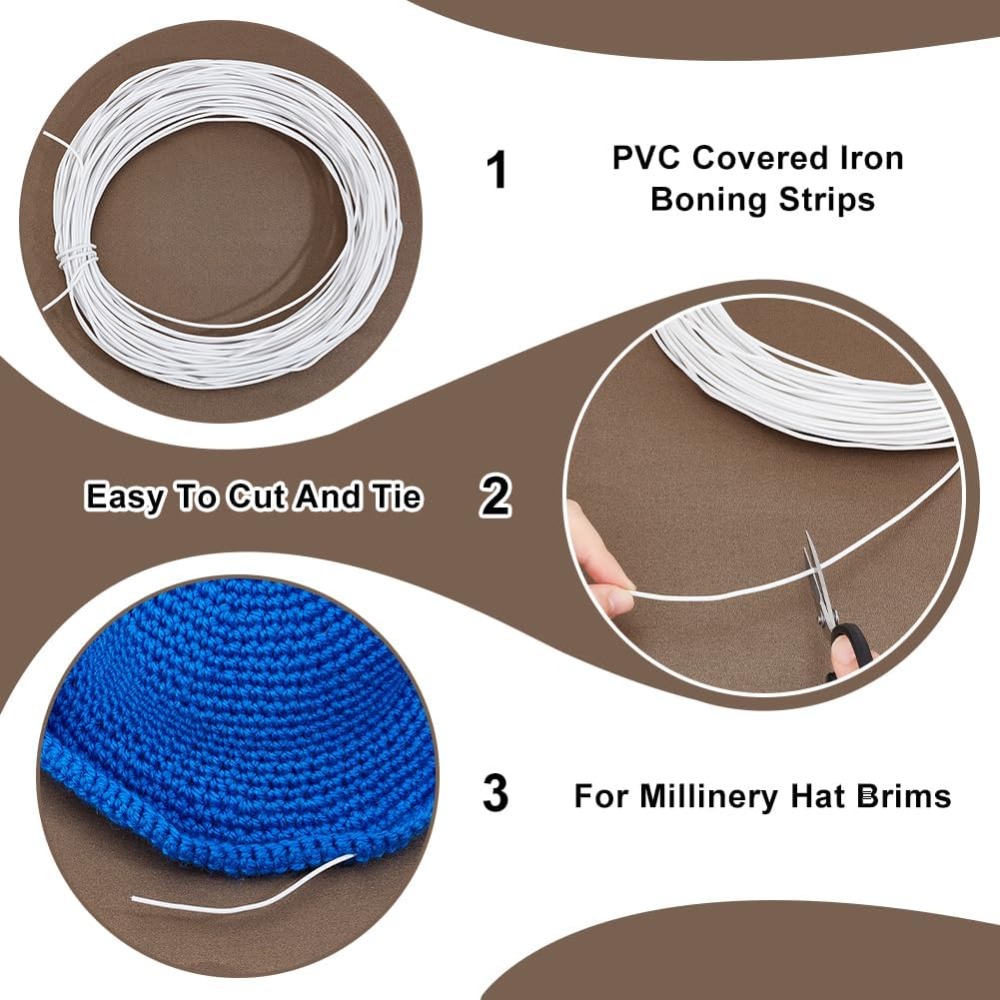 30m White Millinery Wire 2mm D – Sewing Kit recenzja i cena