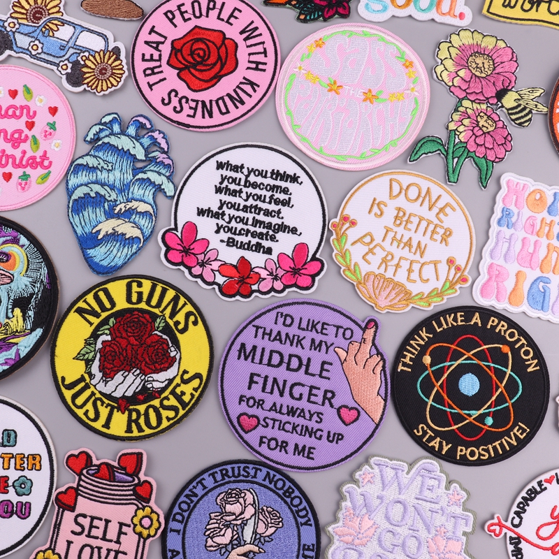 Self Encourage Iron On Patches – Velcro Sew On recenzja i cena