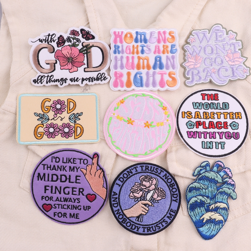 Self Encourage Iron On Patches – Velcro Sew On recenzja i cena