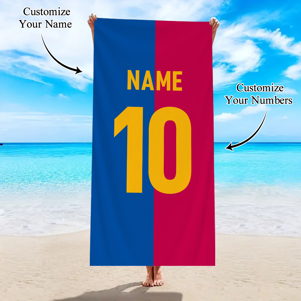 1pc Customized beach towels fe – Sewing Custom recenzja i cena