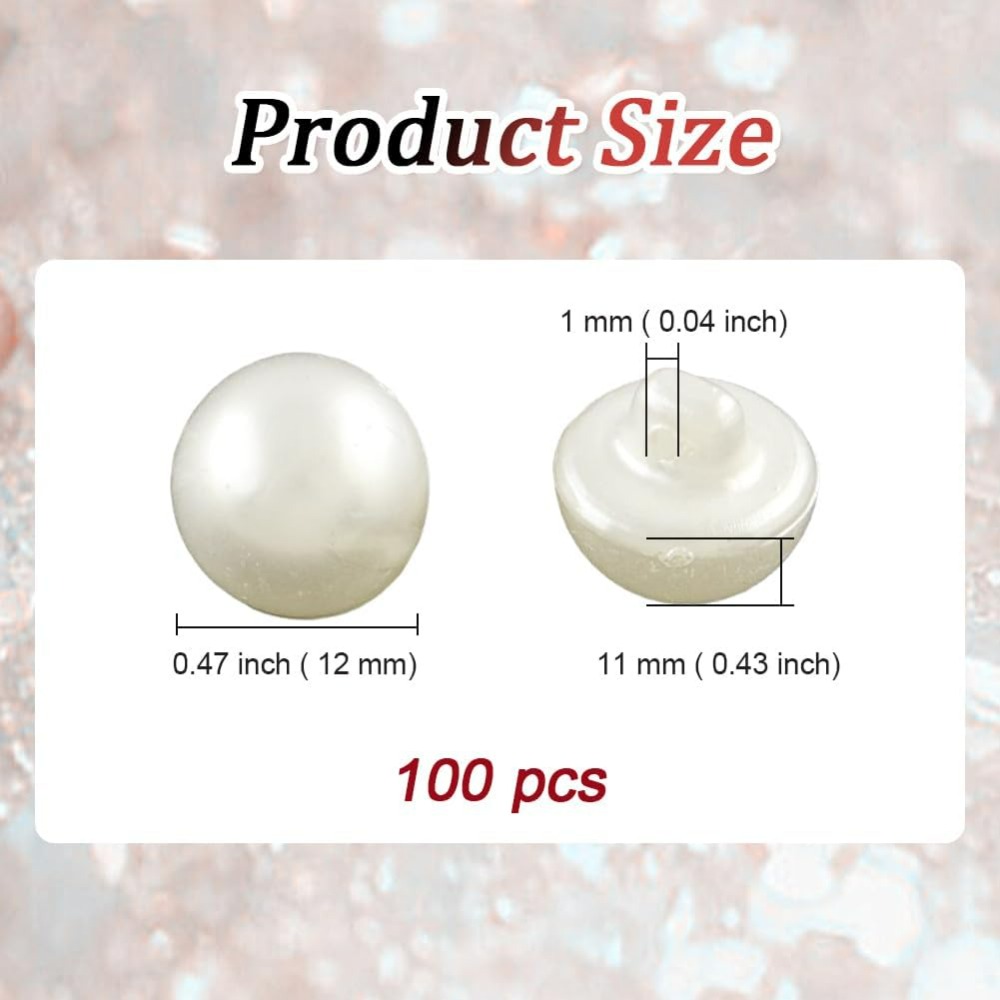 12MM 100 Pcs 1 Hole Beige Imit – Sewing Kit recenzja i cena