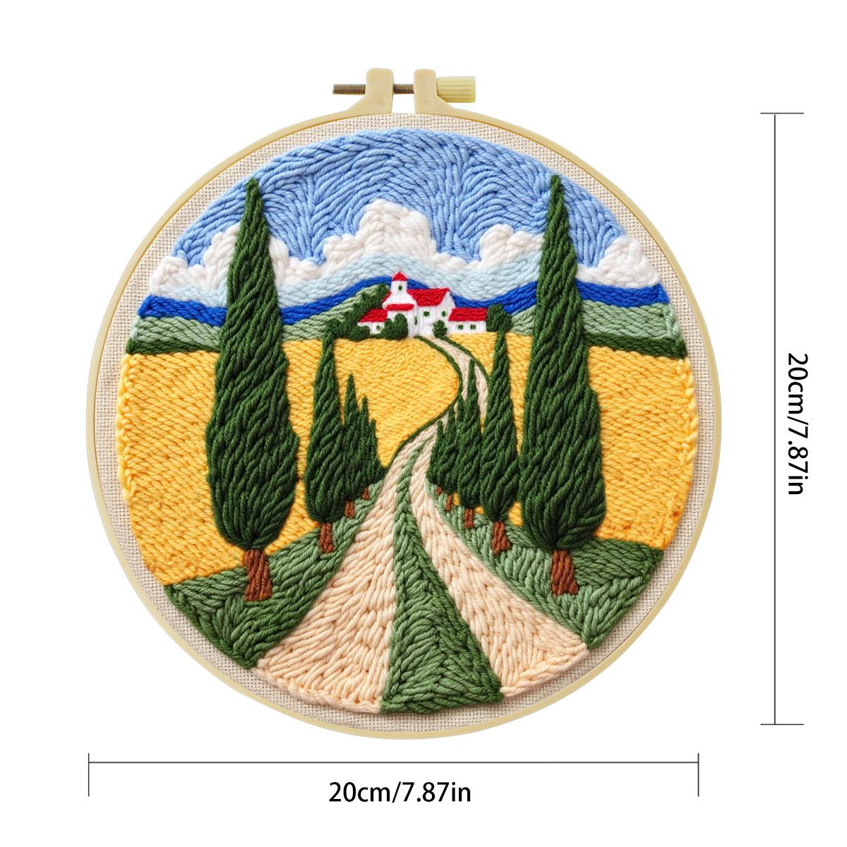 20X20CM/7.87inch Field Punch N – Is Sewing Textile Art recenzja i cena