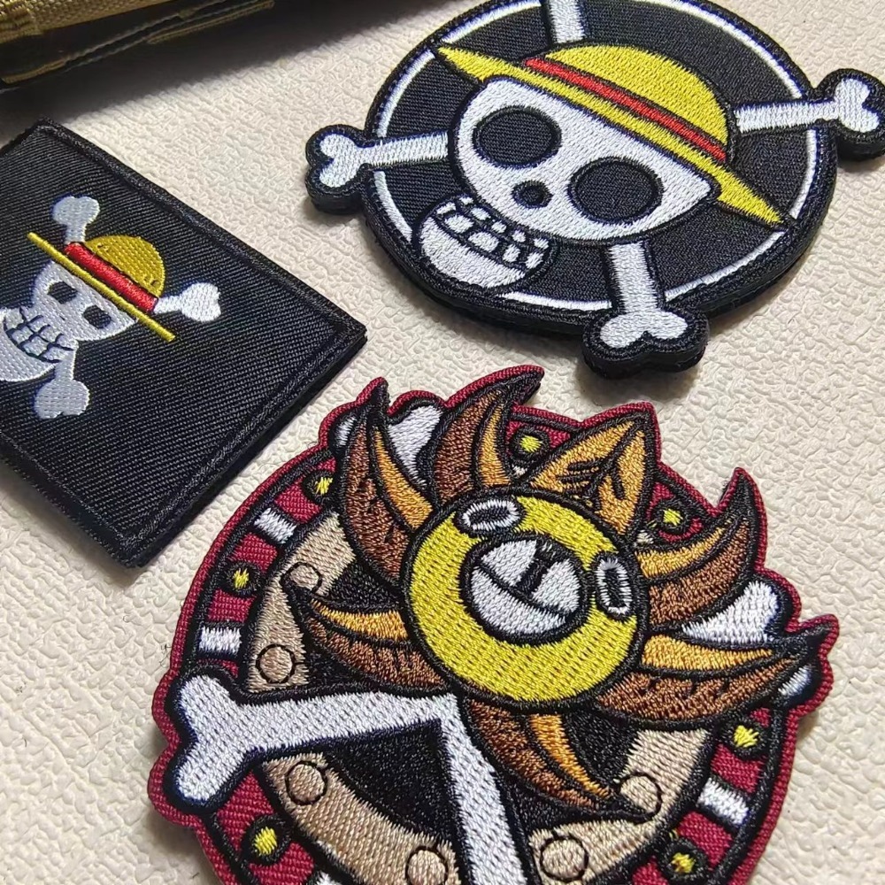 One Piece Cartoon sleeve patch – Velcro Sew On recenzja i cena