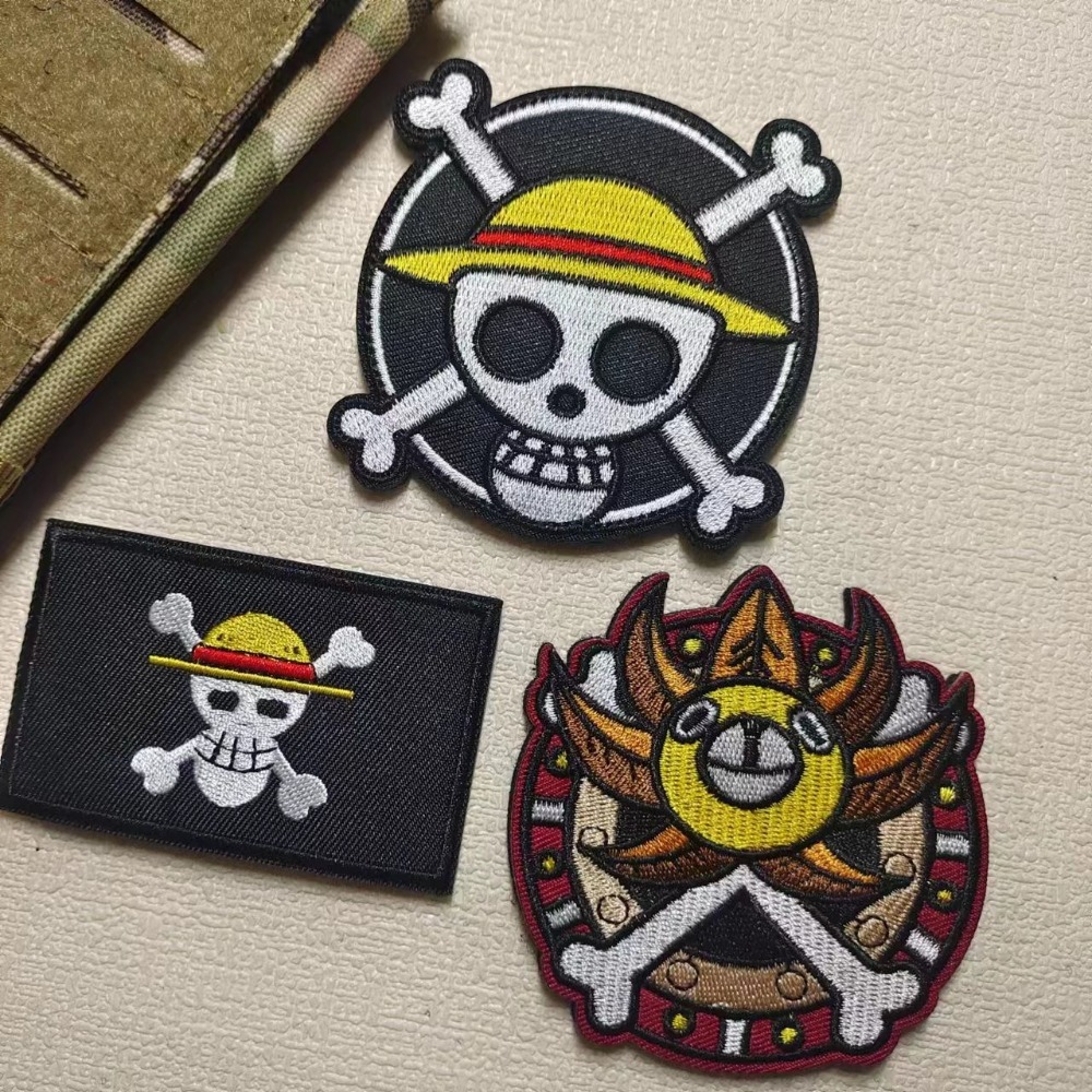 One Piece Cartoon sleeve patch – Velcro Sew On recenzja i cena