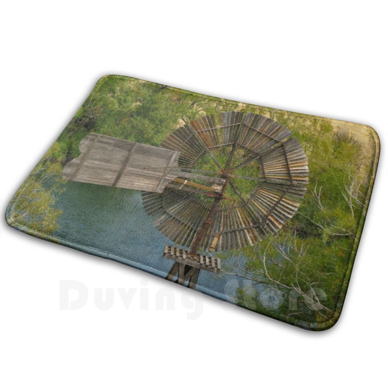 Wooden Windmill Carpet Mat Rug – Century Textile & Sewing Supply By Owner recenzja i cena