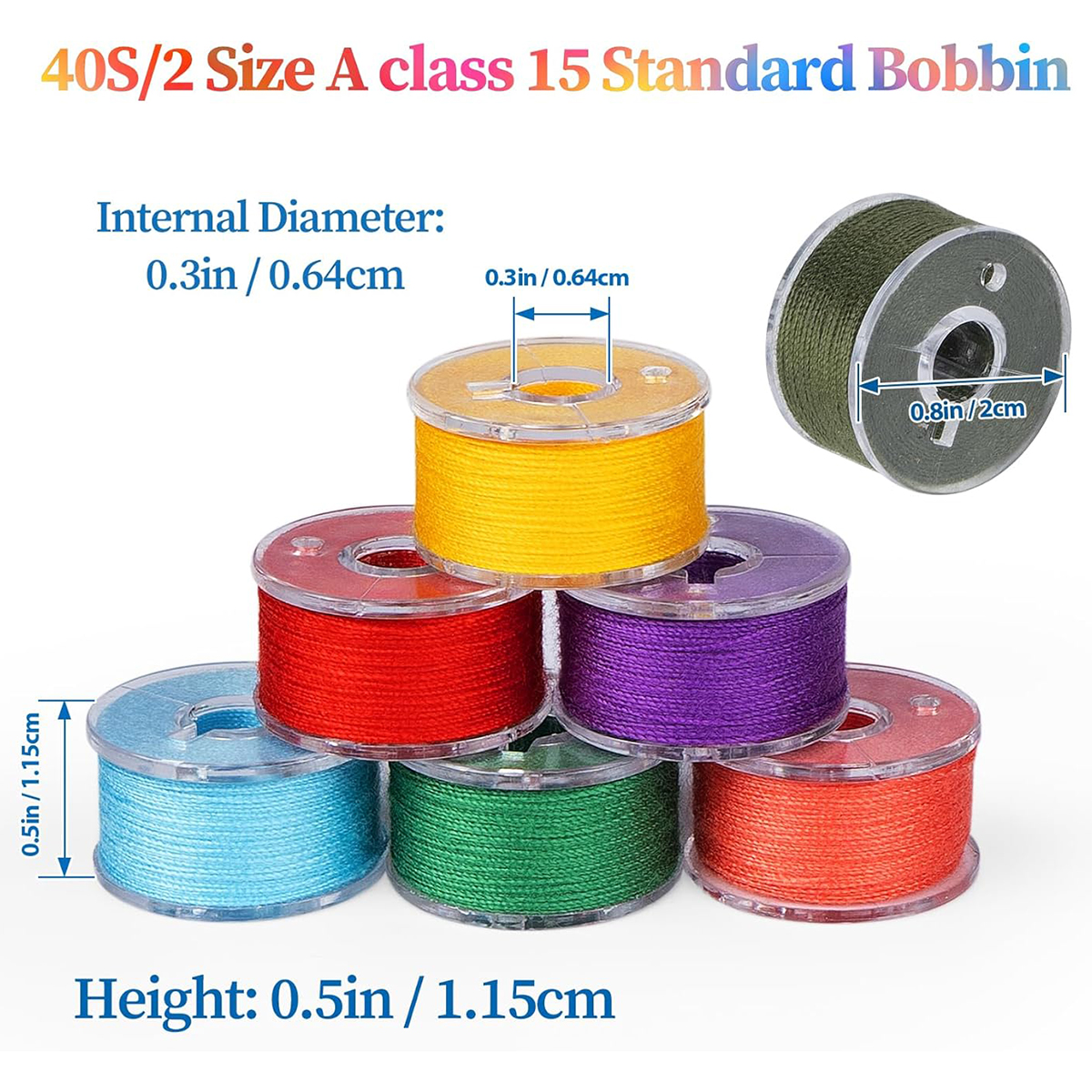 20Pcs Bobbins and Sewing Threa – Textile Sewing Kit recenzja i cena