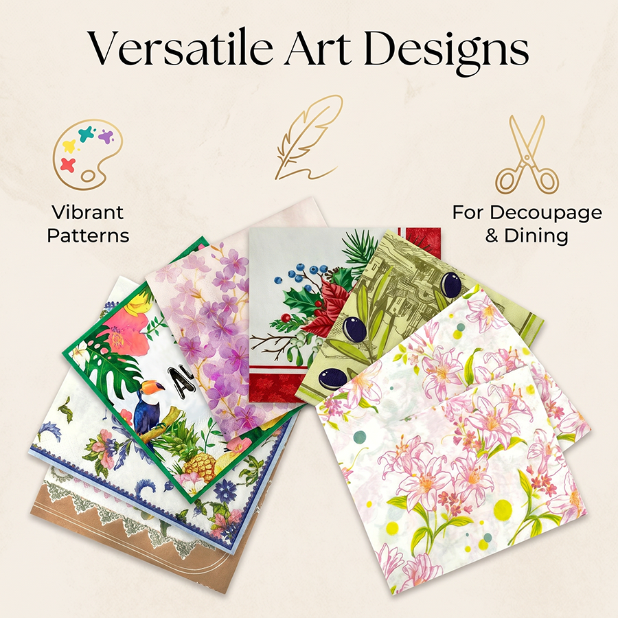 20pcs Assorted Floral Printed  – Pattern Tissue Paper recenzja i cena