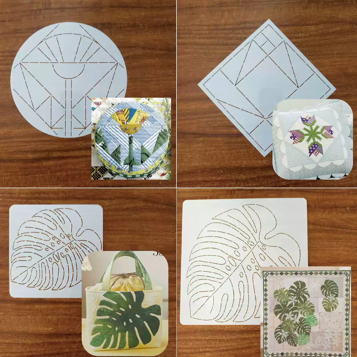 leaf flower Sashiko Embroidery – Is Sewing Textile Art recenzja i cena
