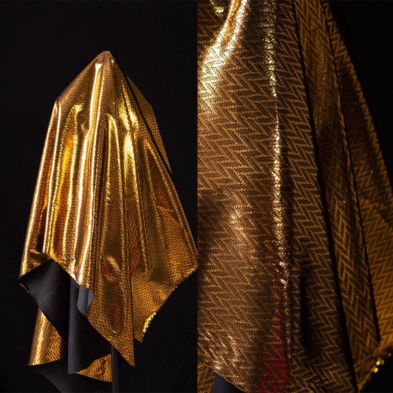Gold Leather Fabric Diamond Te – Is Sewing Textile Art recenzja i cena