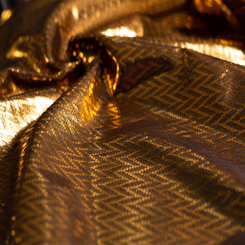 Gold Leather Fabric Diamond Te – Is Sewing Textile Art recenzja i cena