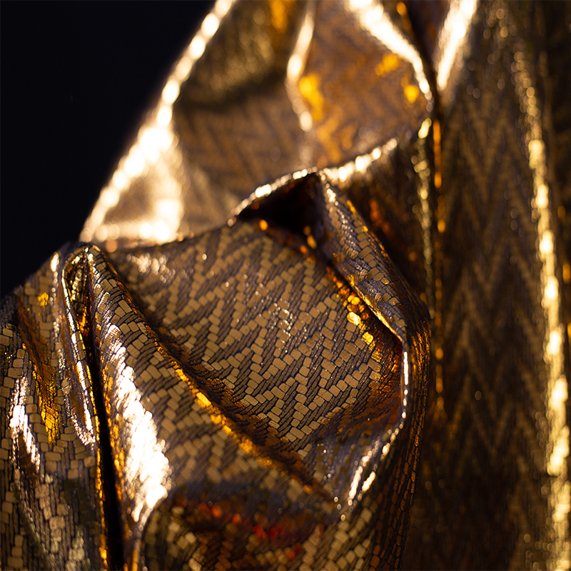 Gold Leather Fabric Diamond Te – Is Sewing Textile Art recenzja i cena