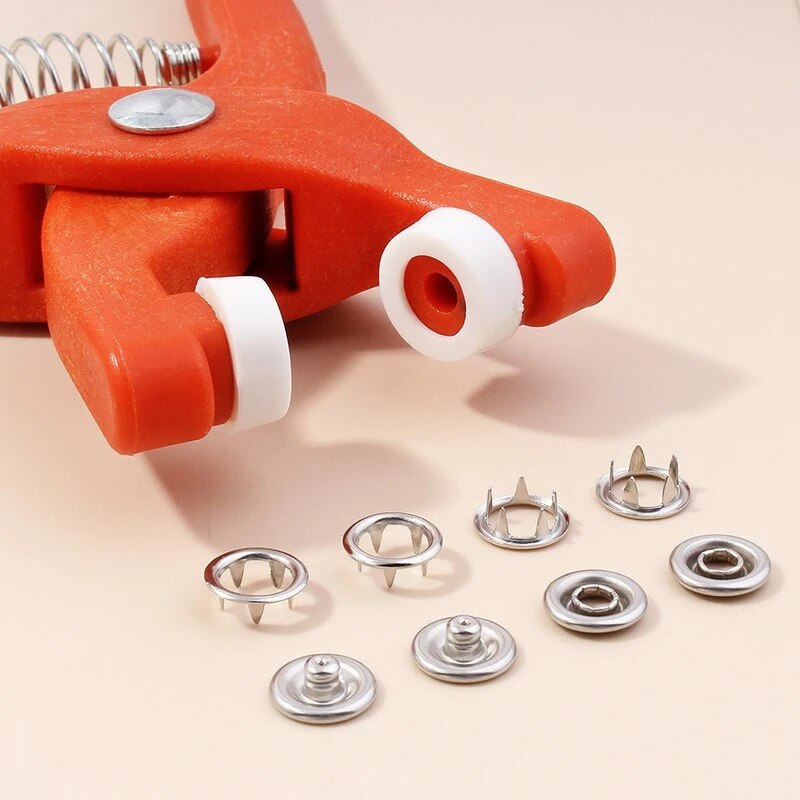 50 Sets 9.5MM Five Jaw Buckle  – Textile Sewing Kit recenzja i cena