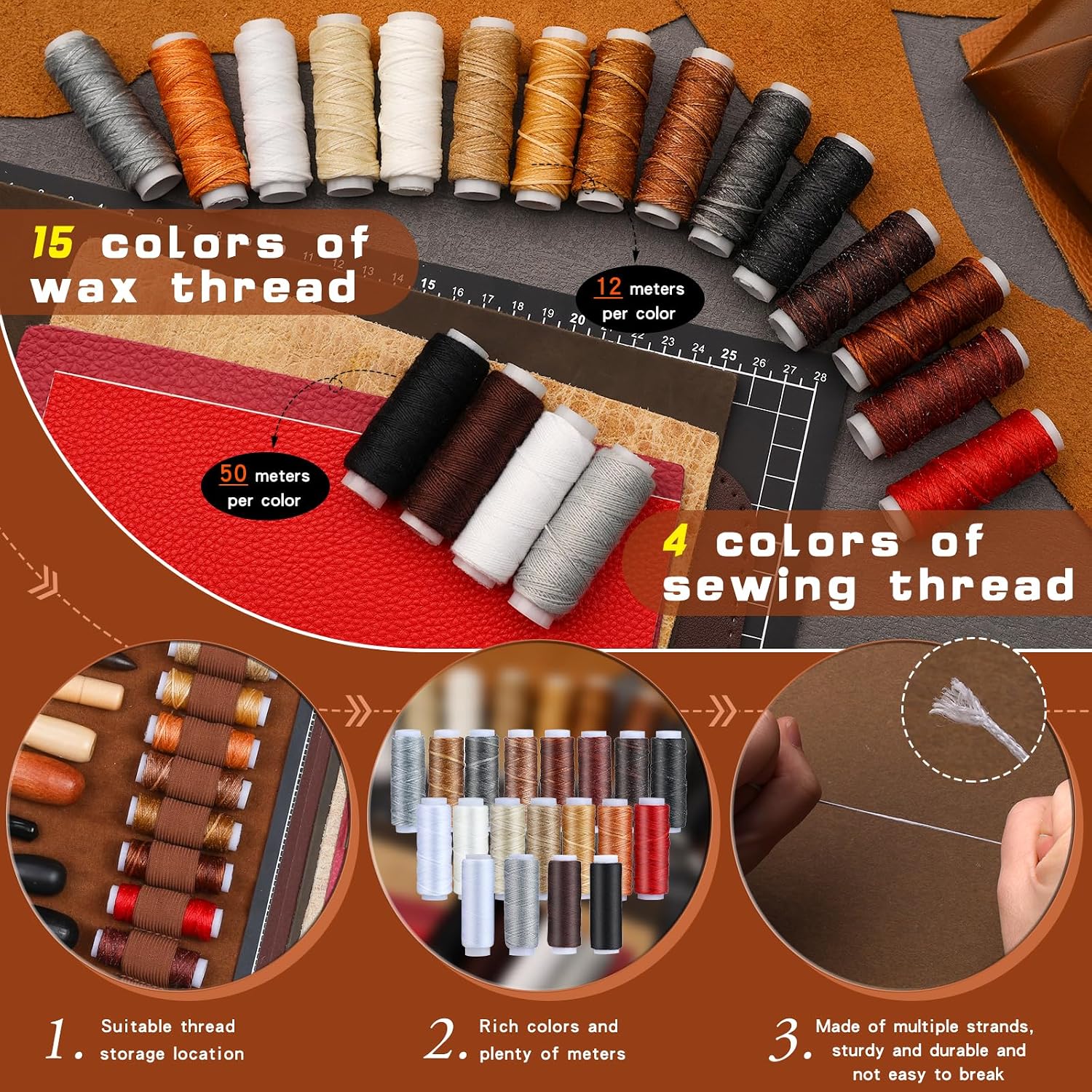 Leather Tooling Kit Leather Cr – Sewing Kit recenzja i cena