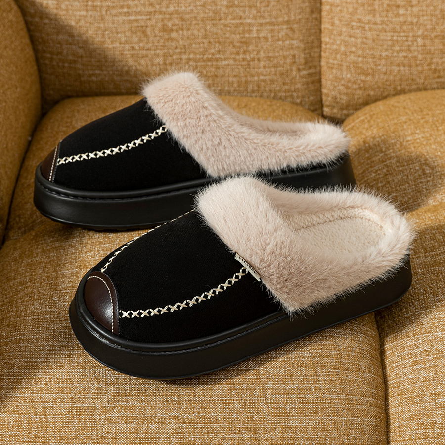 Fashion Women Slippers Winter  – Sewing Cotton recenzja i cena