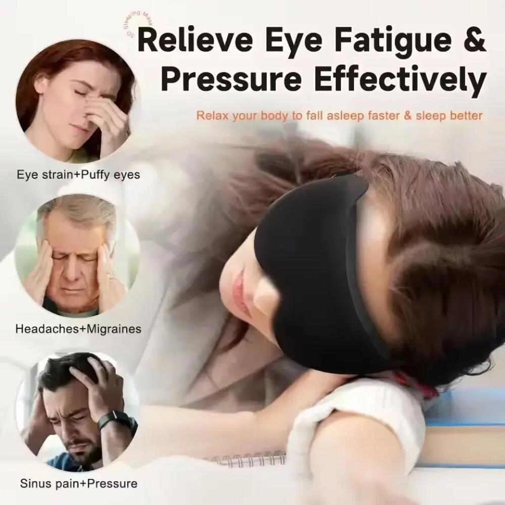 New 3D Sleep Eye Mask Stereosc – Sewing Cotton recenzja i cena