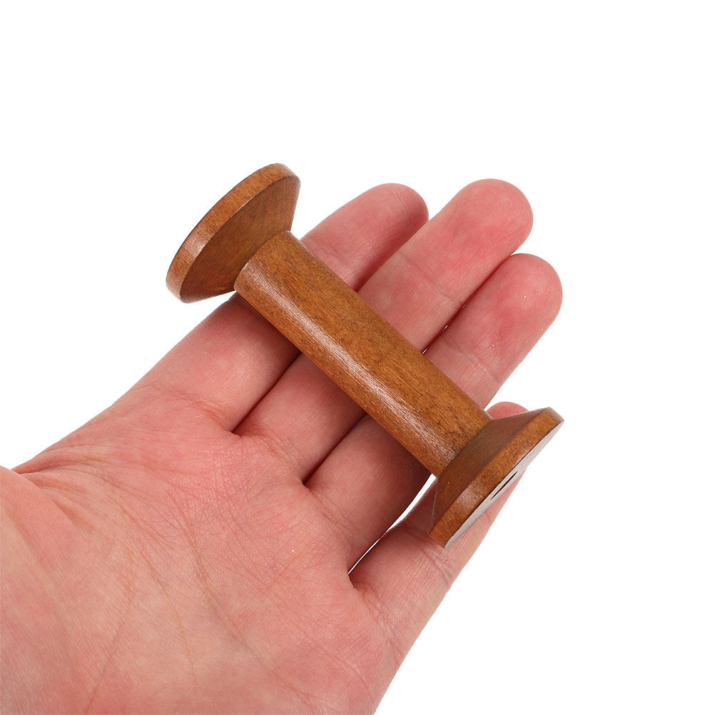 7Pcs Wood Spools Empty Thread  – Thread Bobbins Empty recenzja i cena