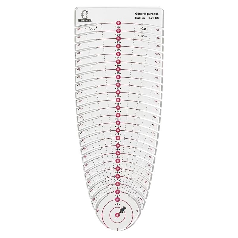 39BB Clear Scale Acrylic Measu – Is Sewing Textile Art recenzja i cena