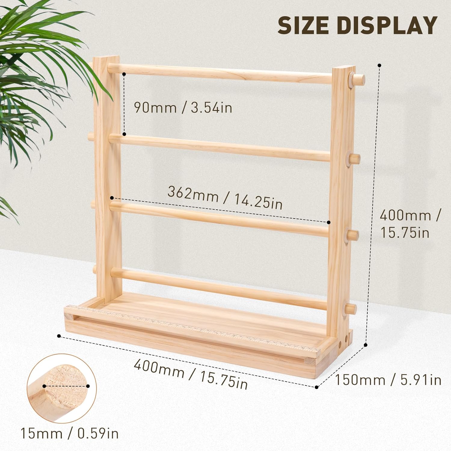 Ribbon Storage Rack Spool Hold – Sewing Roll recenzja i cena