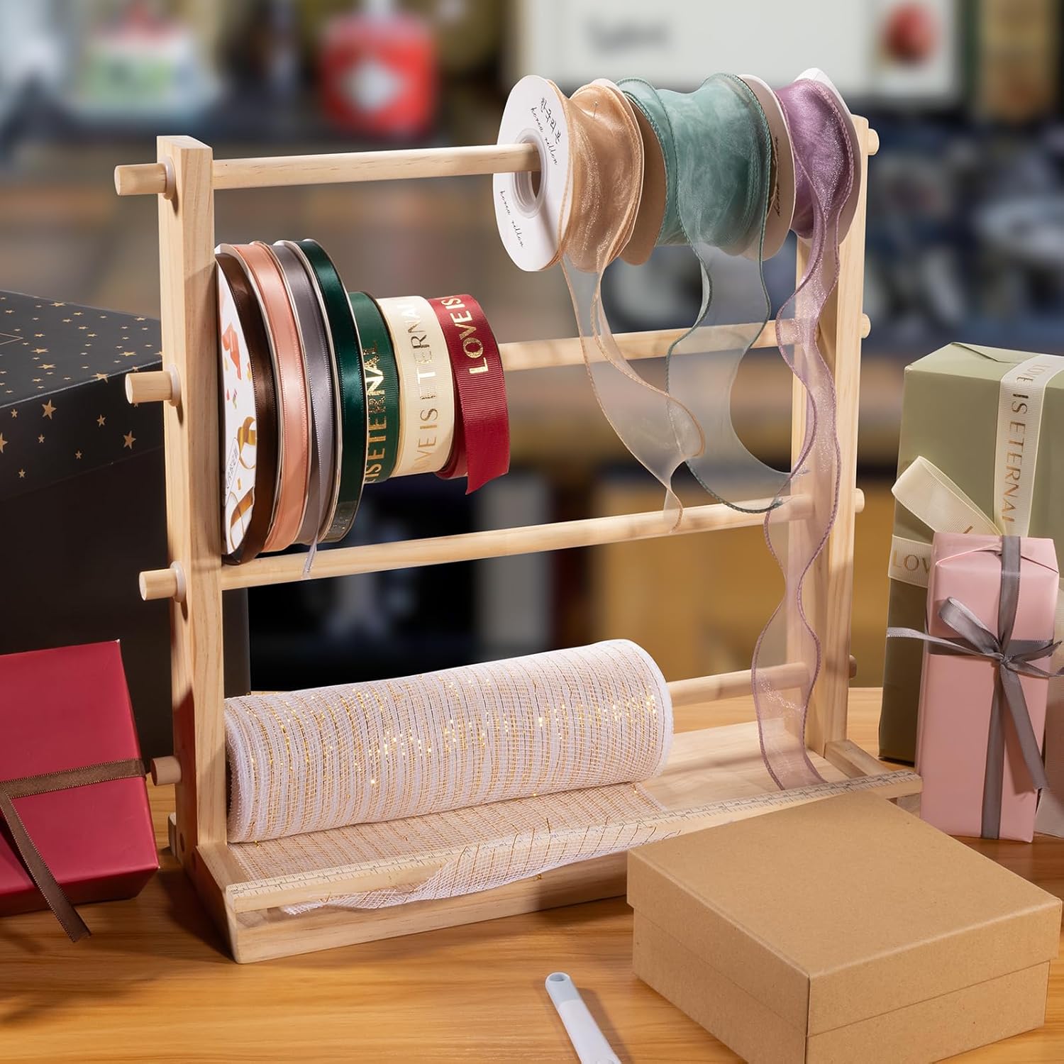 Ribbon Storage Rack Spool Hold – Sewing Roll recenzja i cena