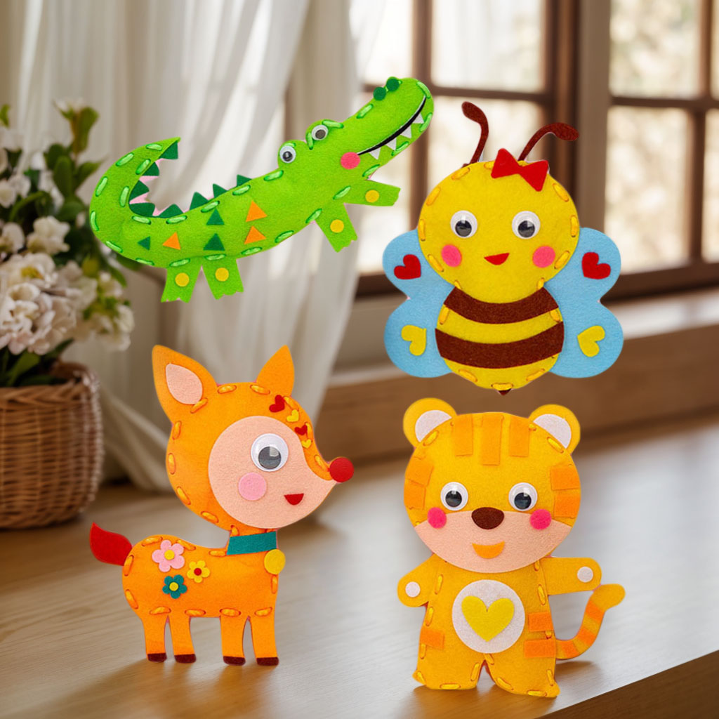 Cartoon Animal Sewing Craft Ki – Textile Sewing Kit recenzja i cena