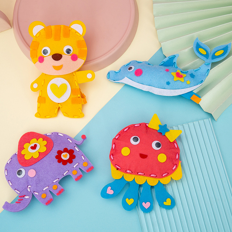 Cartoon Animal Sewing Craft Ki – Textile Sewing Kit recenzja i cena
