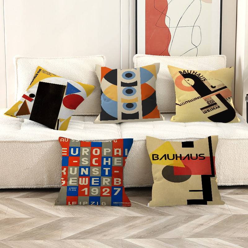 Century Modern Bauhaus Pillow  – Century Textile & Sewing Supply By Owner recenzja i cena